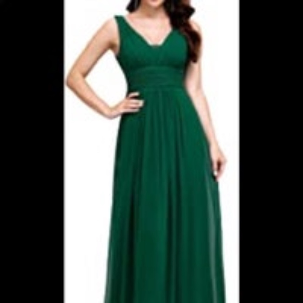Ever Pretty Emerald Green Maxi Dress Sz 6